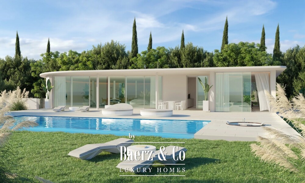 Luxury Hillside Villa with Private Pool, Jacuzzi and Panoramic Views image