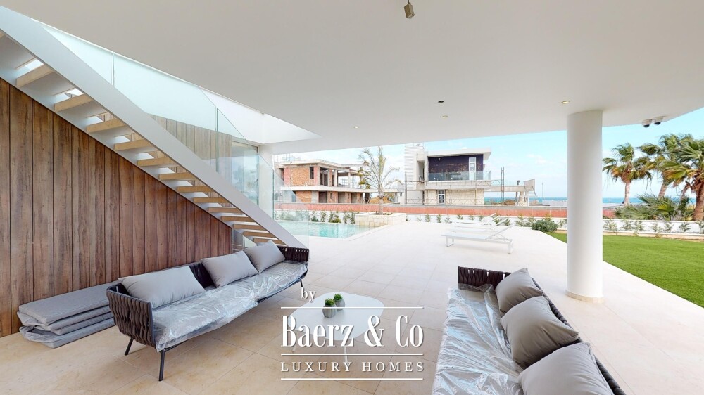Blue Sky Exclusive Collection – key ready 5 bedroom beachfront villa with infinity pool and lift, Pervolia (villa 4) image