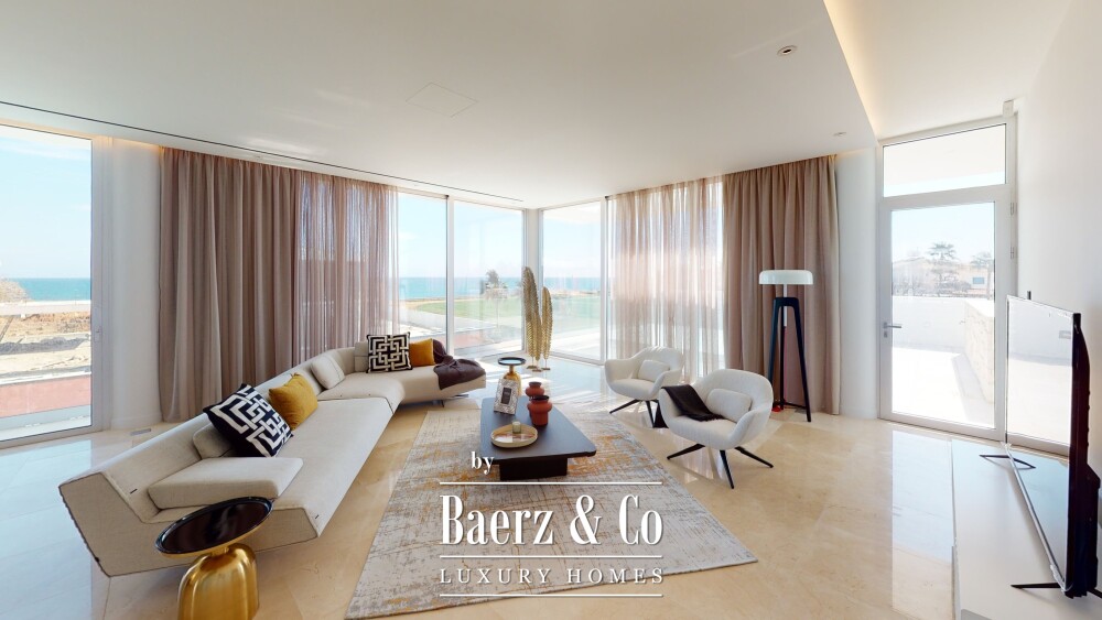 Blue Sky Exclusive Collection – key ready 5 bedroom beachfront villa with infinity pool and lift, Pervolia (villa 4) image