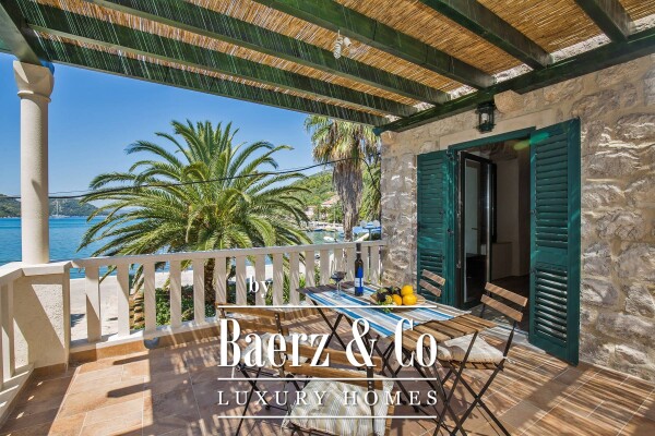 photo 1 Island of Šipan, stone house, first row to the sea