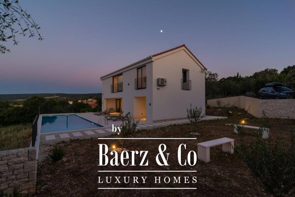 photo 32 Brač, Škrip, luxury villa with pool + building plot 1000 m2 with project