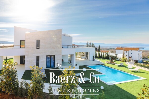 photo 2 Island of Krk, Malinska, luxury villa with sea view and swimming pool