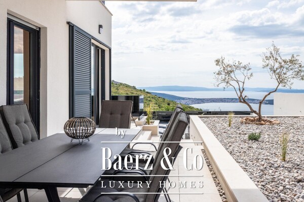 photo 9 Seget, a contemporary villa with an open sea view