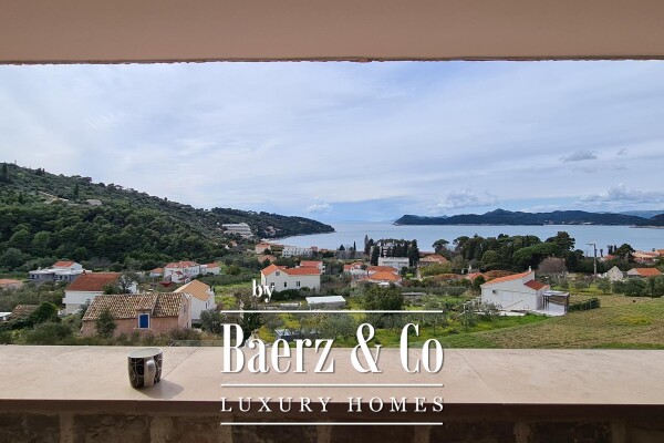 photo 22 Lopud – A luxury stone villa for sale with a panoramic view of the sea and islands.