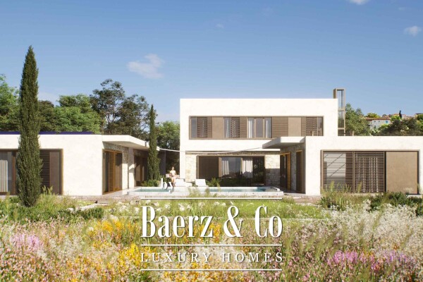 photo 1 Istria, Kringa, newly built luxury villa in the roh bau phase with a property of 17,106 m2