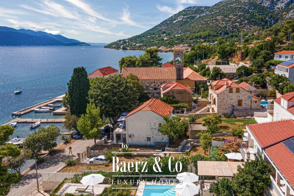 photo 4 Pelješac, Viganj - Seafront property with pool and garage