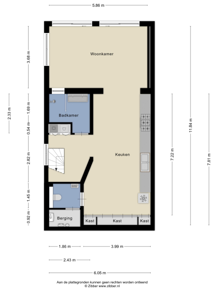 Floor Plan 3 - Bergweg-noord 28