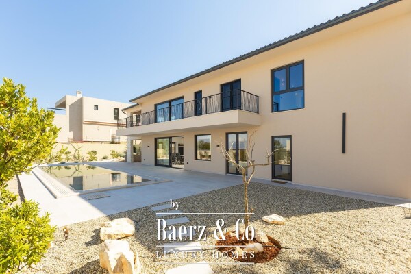 photo 4 Labin, Drenje, modern villa with pool and open sea view