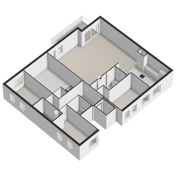 Floor Plan 3 - Burgemeester Rijnderslaan 44